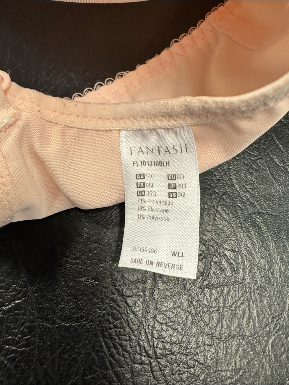 Fantasie Light Pink Underwire T-Shirt Bra - Picture 5 of 6